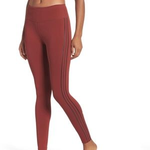 Splits59 Anchor Ankle Tights - sm - maroon/black